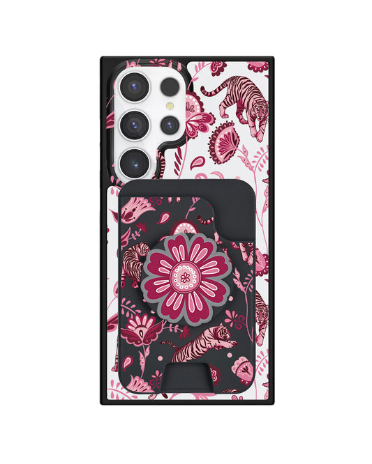 Android Magpop Wallet - Tiger & Floral 2.0