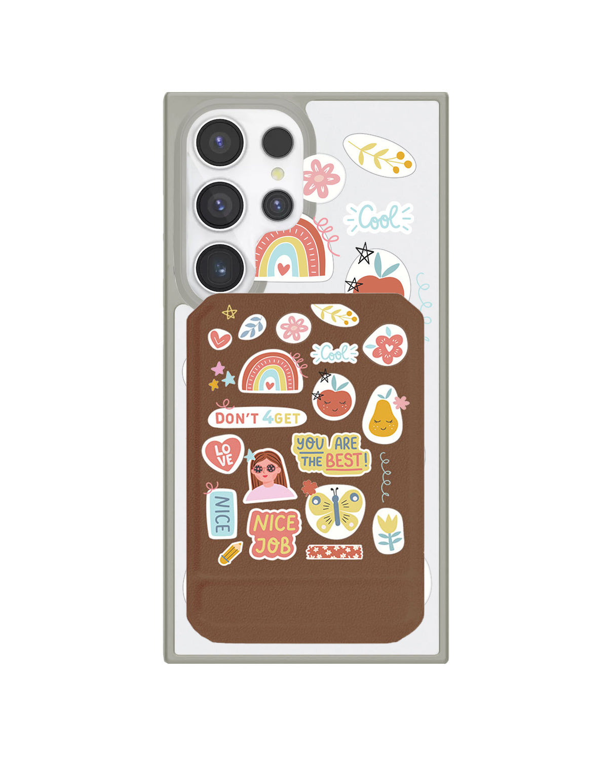 Android Magnetic Multifold Wallet - You Are The Best 1.0