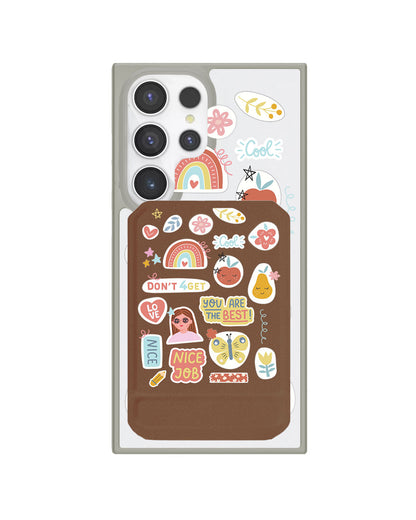 Android Magnetic Multifold Wallet - You Are The Best 1.0