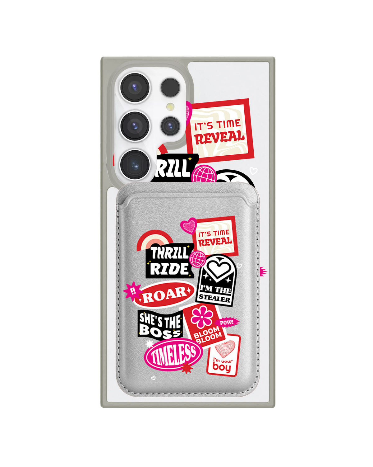 Android Magnetic Wallet Case - The Boyz Song Sticker Pack