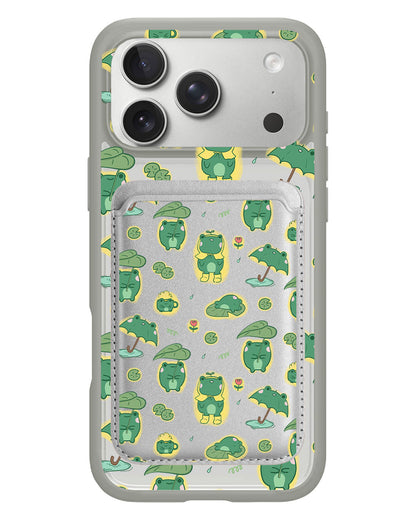 iPhone Magnetic Wallet Case - Happy Rain