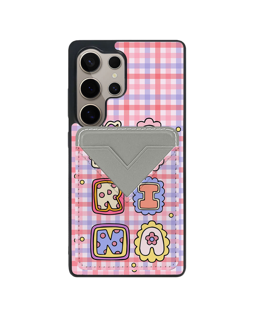 Android Avant Wallet Case - Adorable Monogram 2.0