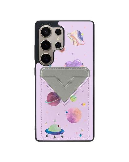 Android Avant Wallet Case - Pink Planet