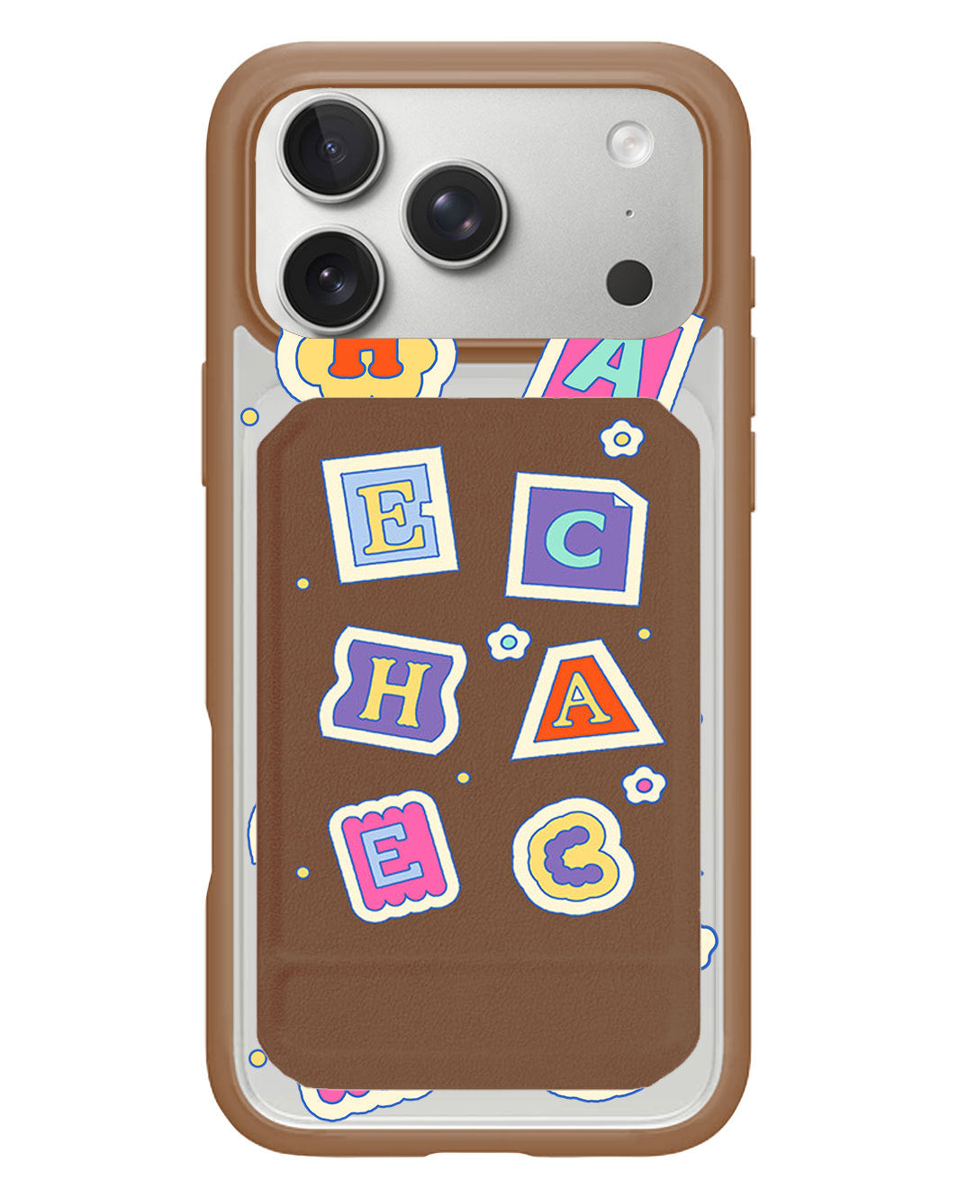 iPhone Magnetic Multifold Wallet - Adorable Monogram 3.0