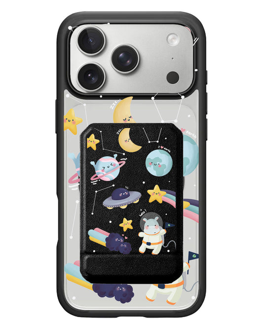 iPhone Magnetic Multifold Wallet - Galaxy