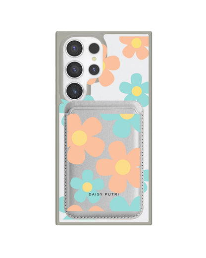 Android Magnetic Wallet Case - Daisy Daze