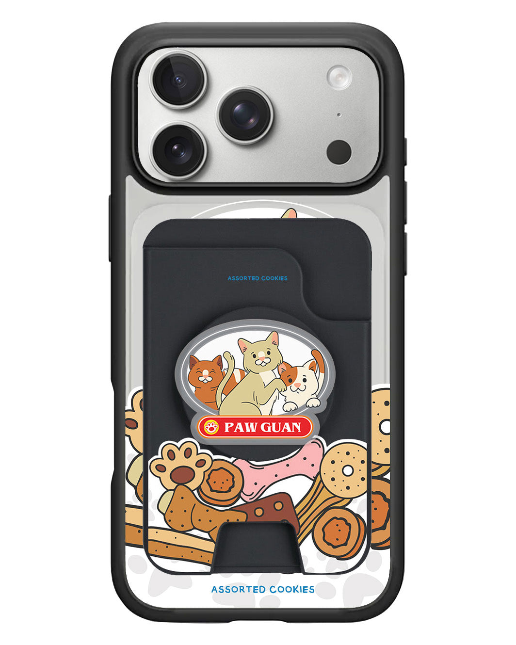 iPhone Magpop Wallet - Pawguan Cat