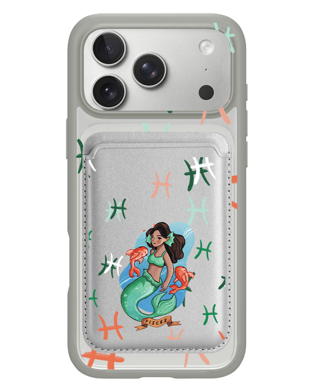 iPhone Magnetic Wallet Case - Pisces