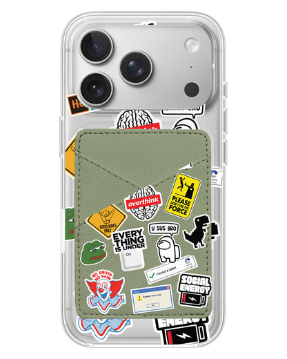 iPhone Phone Wallet Case - Brand Parody 2.0