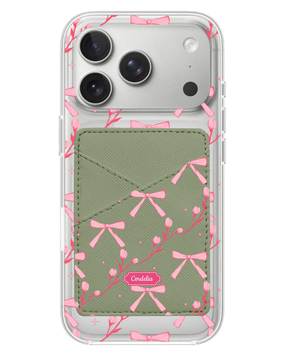 iPhone Phone Wallet Case - Coquette Floral