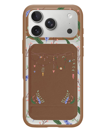 iPhone Magnetic Multifold Wallet - Bohemian