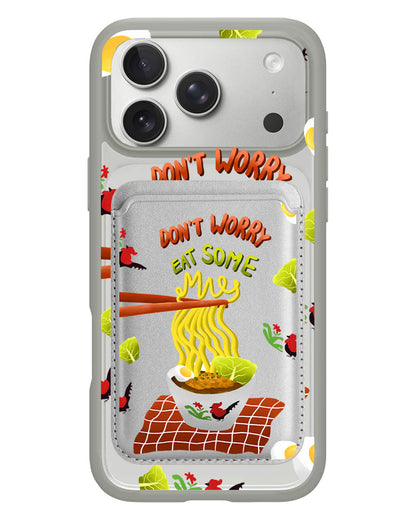 iPhone Magnetic Wallet Case - Go Eat Some Mie