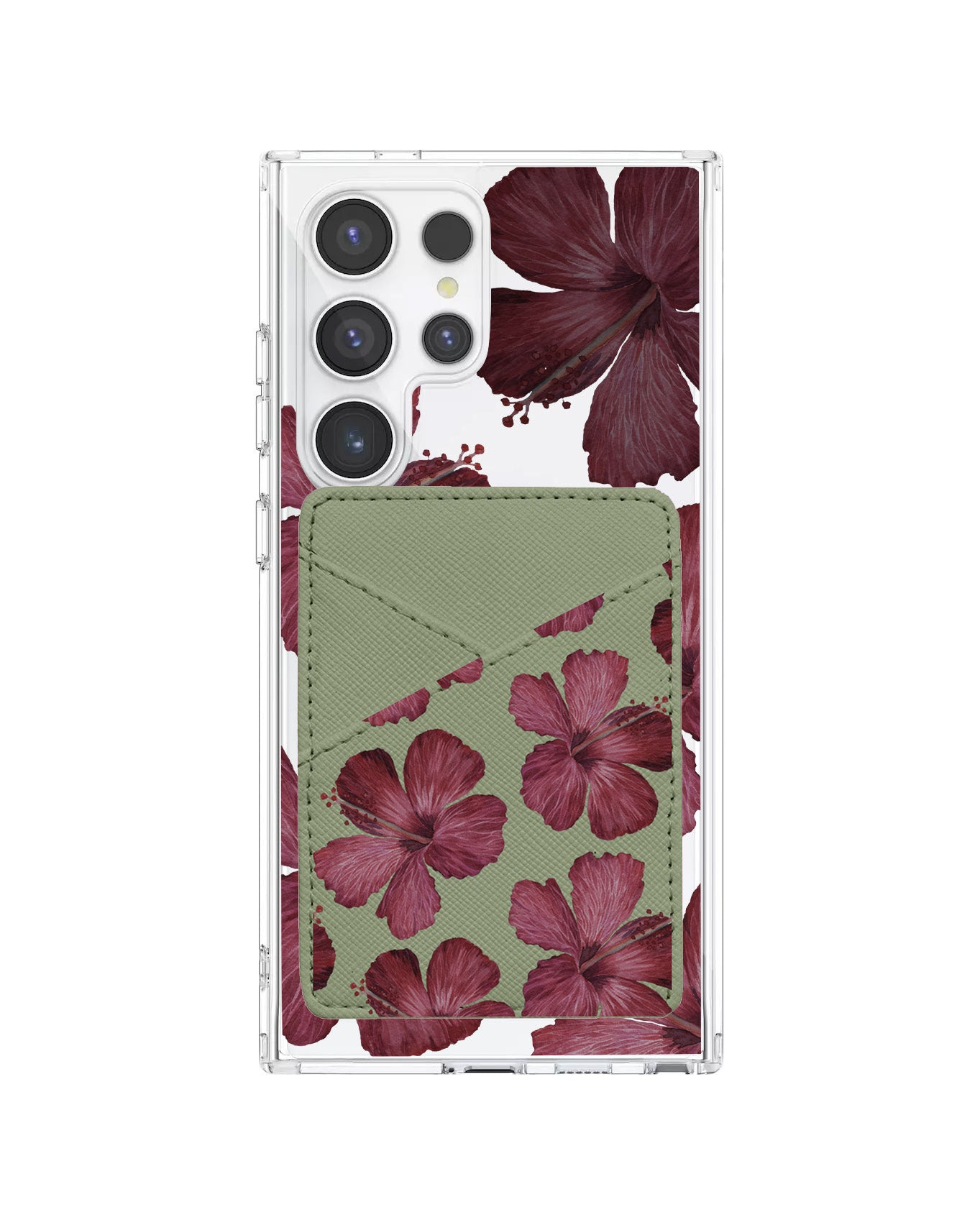 Android Phone Wallet Case - Hibiscus