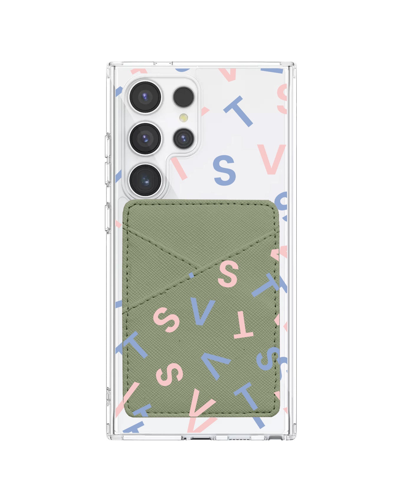 Android Phone Wallet Case - Seventeen Monogram