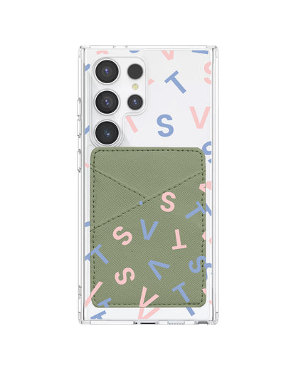 Android Phone Wallet Case - Seventeen Monogram
