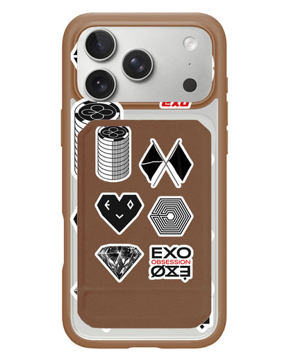 iPhone Magnetic Multifold Wallet - EXO Sticker Pack