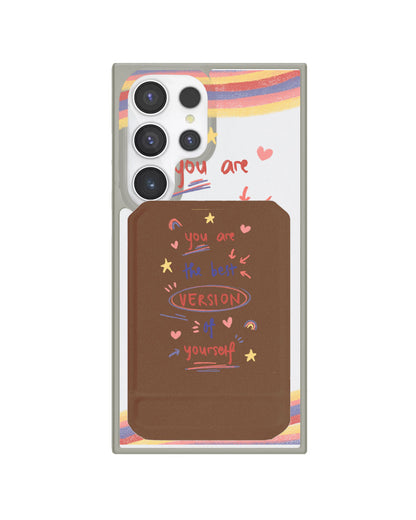 Android Magnetic Multifold Wallet - Love Yourself