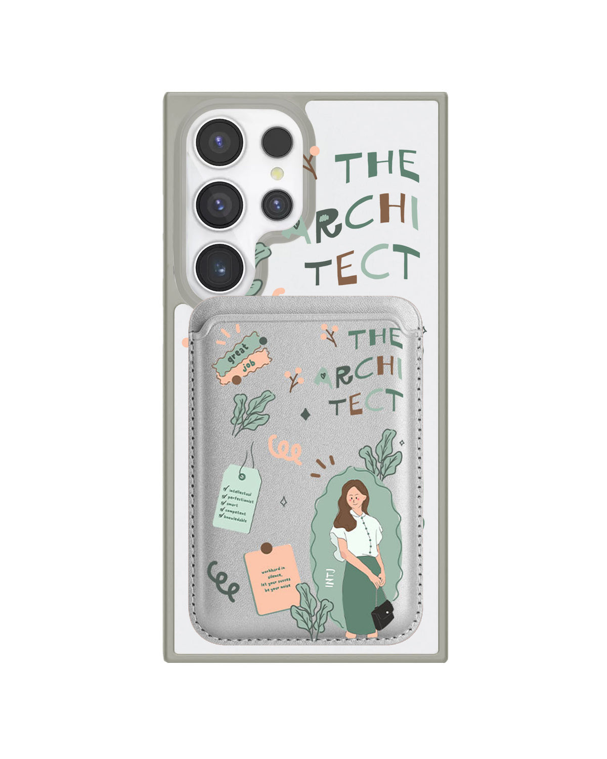 Android Magnetic Wallet Case - Intj