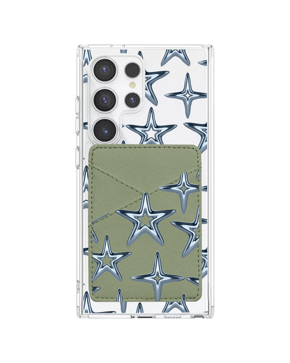 Android Phone Wallet Case - Chrome Star