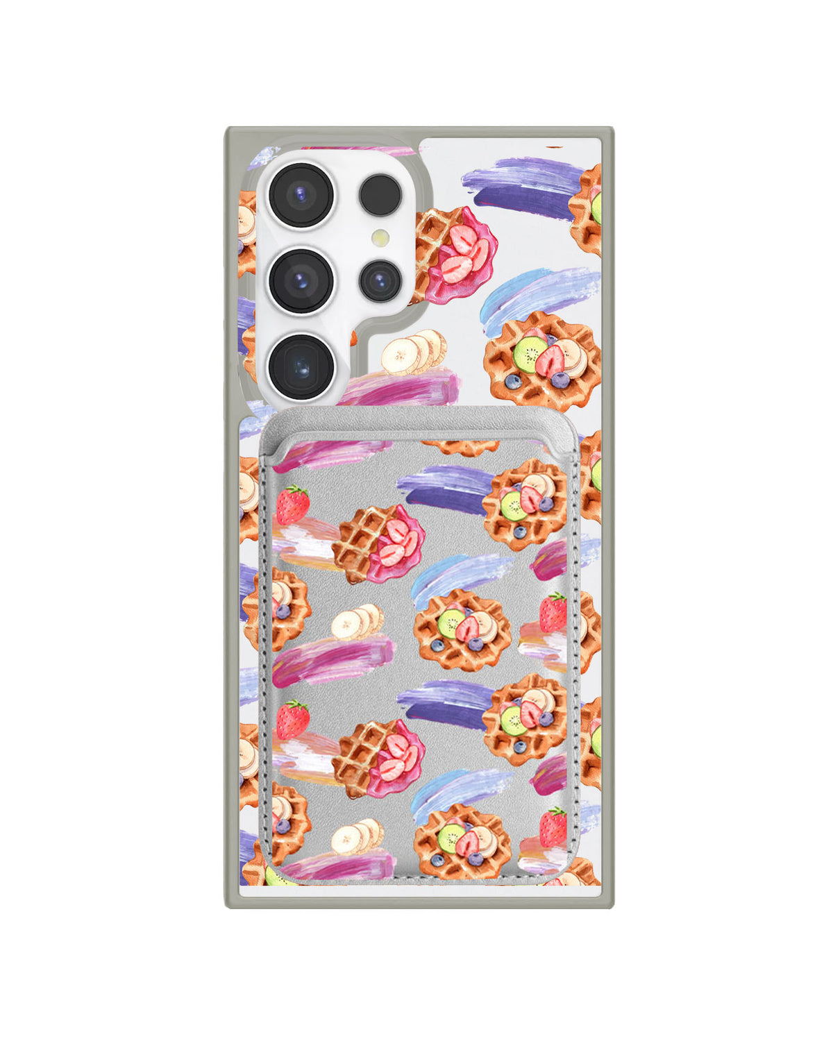Android Magnetic Wallet Case - Waffles