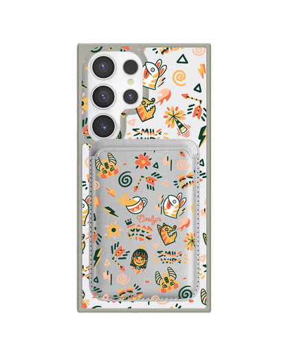 Android Magnetic Wallet Case - Wild & Free