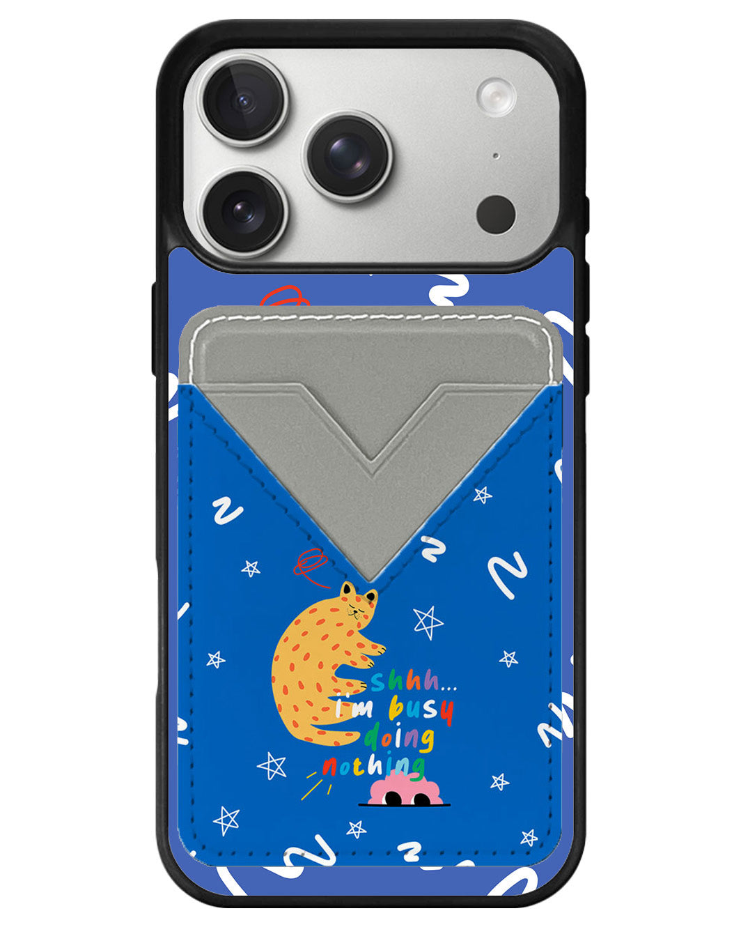 iPhone Avant Wallet Case - Busy Doing Nothing