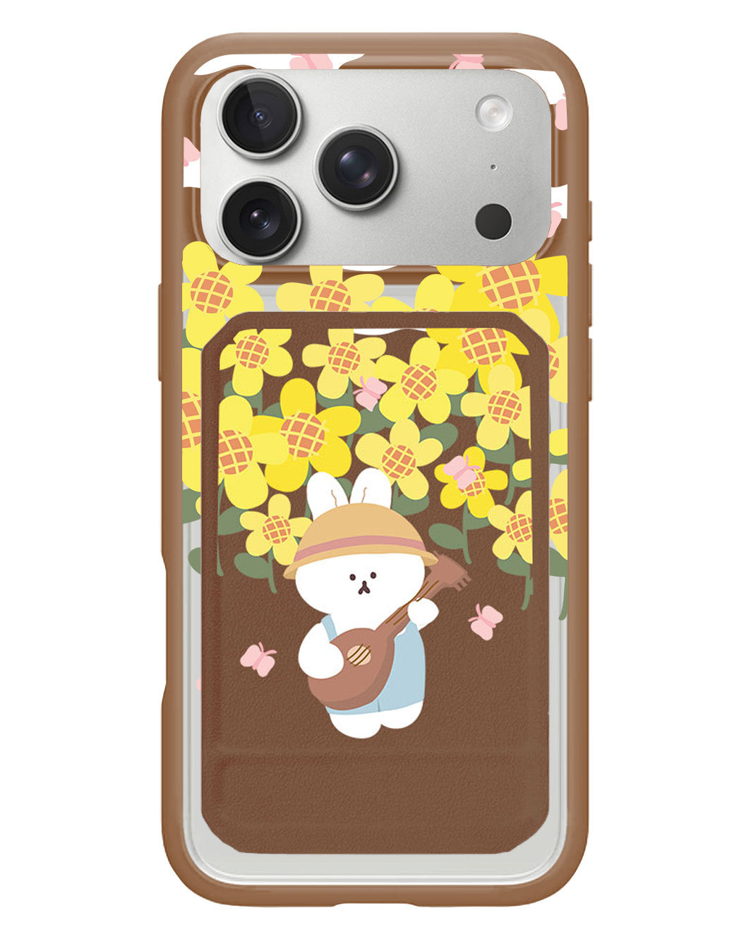 iPhone Magnetic Multifold Wallet - Bunny Ukulele
