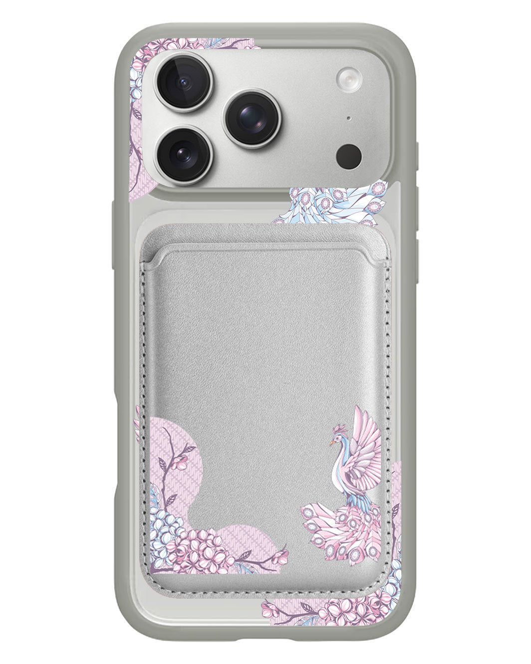 iPhone Magnetic Wallet Case - Peacock 1.0
