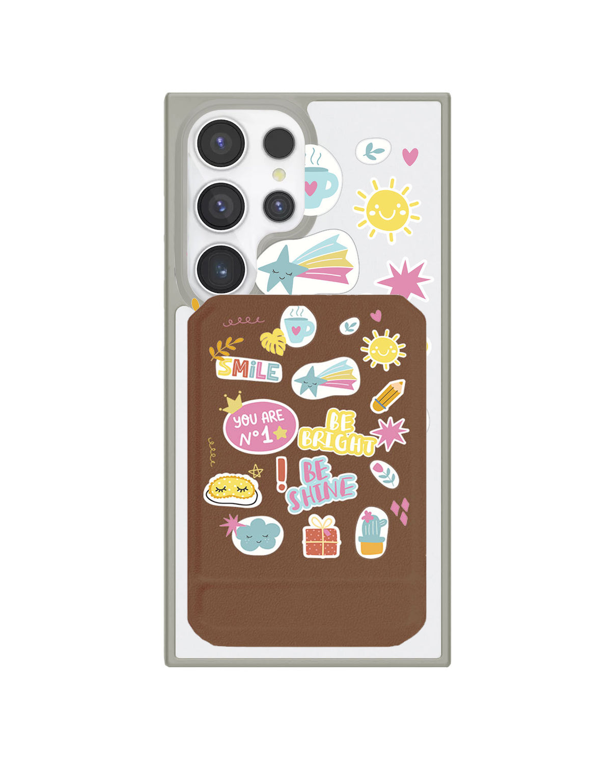 Android Magnetic Multifold Wallet - Self Love Sticker Pack 3.0