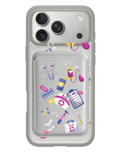 iPhone Magnetic Wallet Case - Nurse
