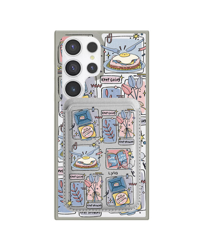 Android Magnetic Wallet Case - Grow (Sunnysidearteu)