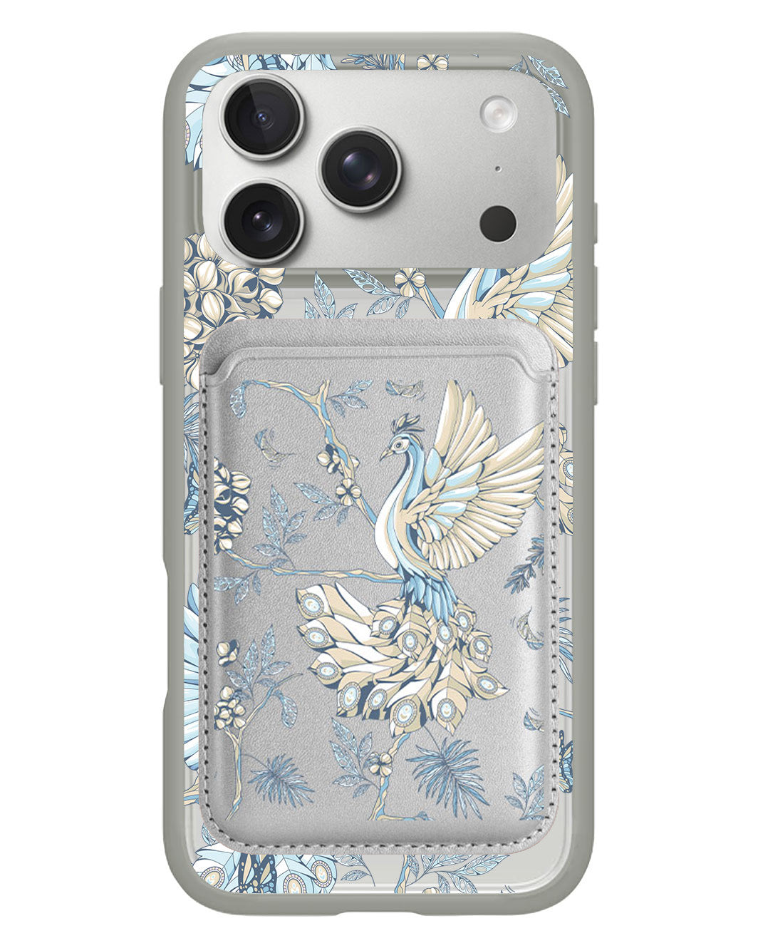 iPhone Magnetic Wallet Case - Peacock 5.0