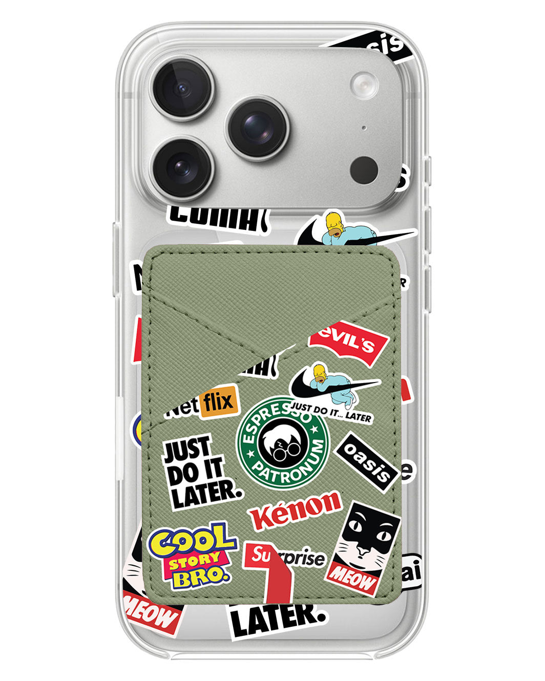 iPhone Phone Wallet Case - Brand Parody 1.0