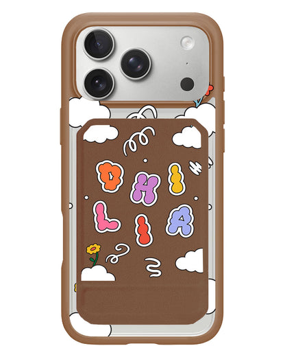 iPhone Magnetic Multifold Wallet - Adorable Monogram 6.0