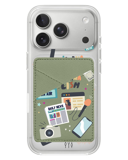 iPhone Phone Wallet Case - Journalism