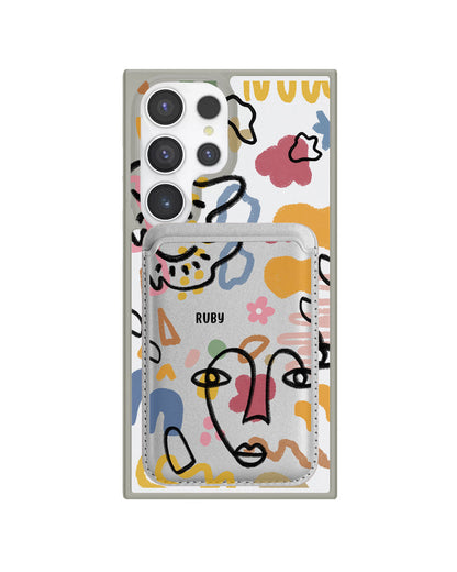 Android Magnetic Wallet Case - Abstract 4.0