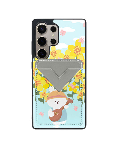 Android Avant Wallet Case - Bunny Ukulele