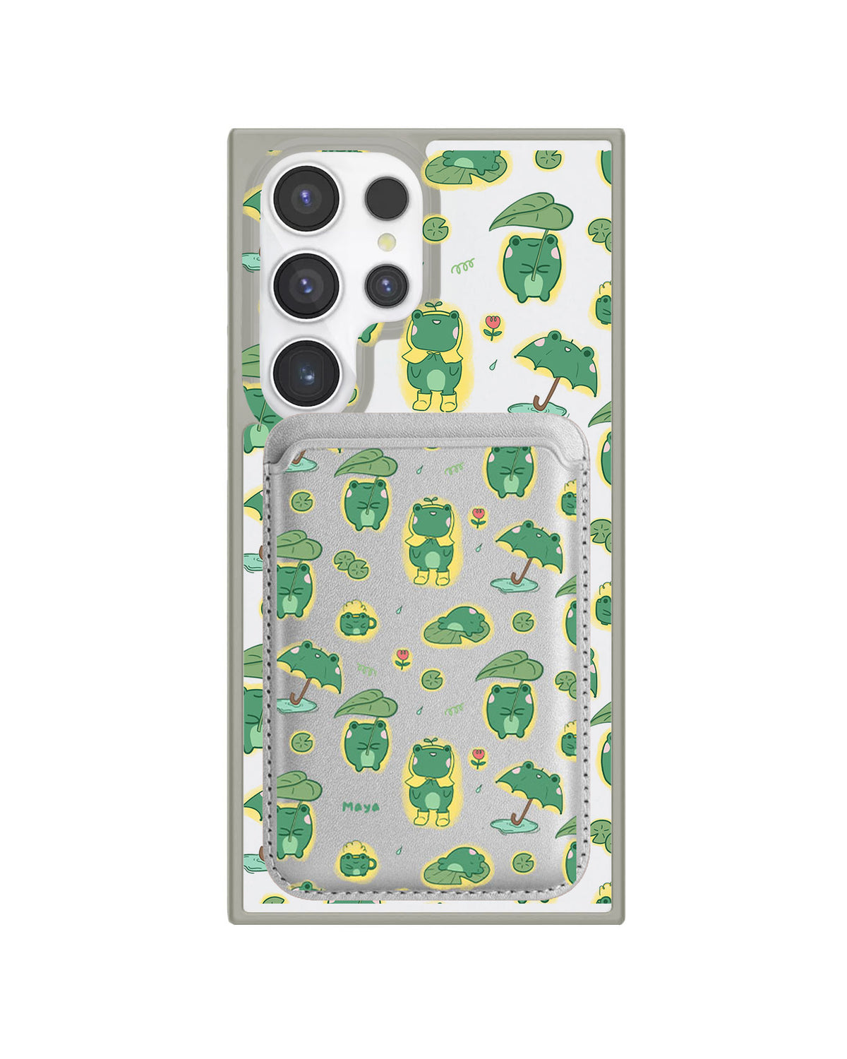Android Magnetic Wallet Case - Happy Rain