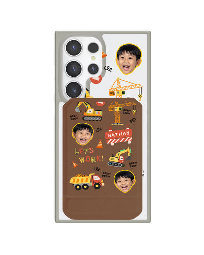Android Magnetic Multifold Wallet - Face Grid Construction