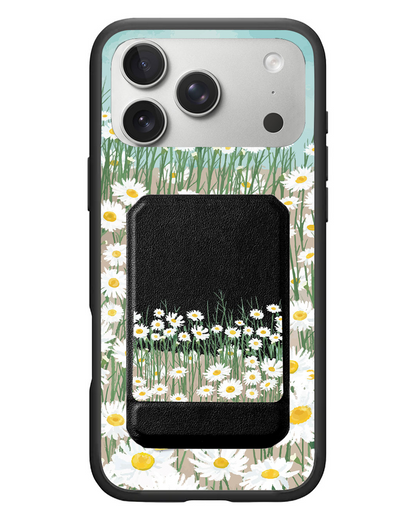iPhone Magnetic Multifold Wallet - Oil Painting Daisy