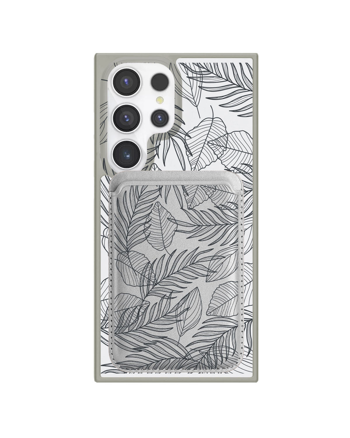 Android Magnetic Wallet Case - Sketchy Tropical 2.0