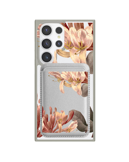 Android Magnetic Wallet Case - June Honey Suckle