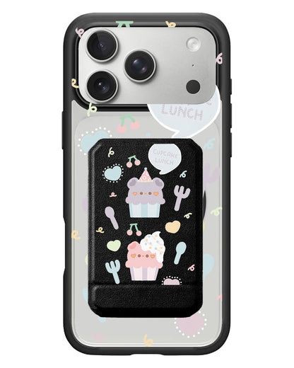 iPhone Magnetic Multifold Wallet - Cupcake
