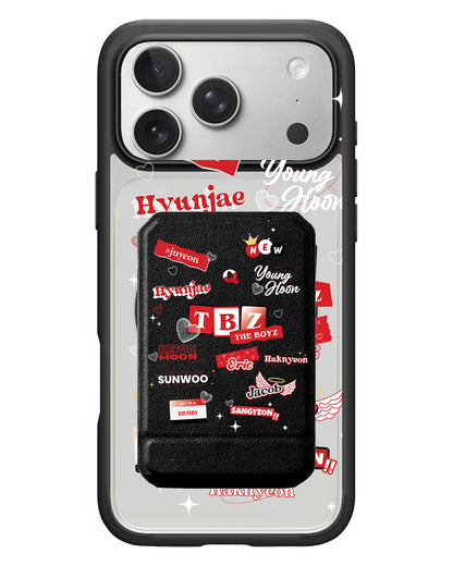 iPhone Magnetic Multifold Wallet - The Boyz Members