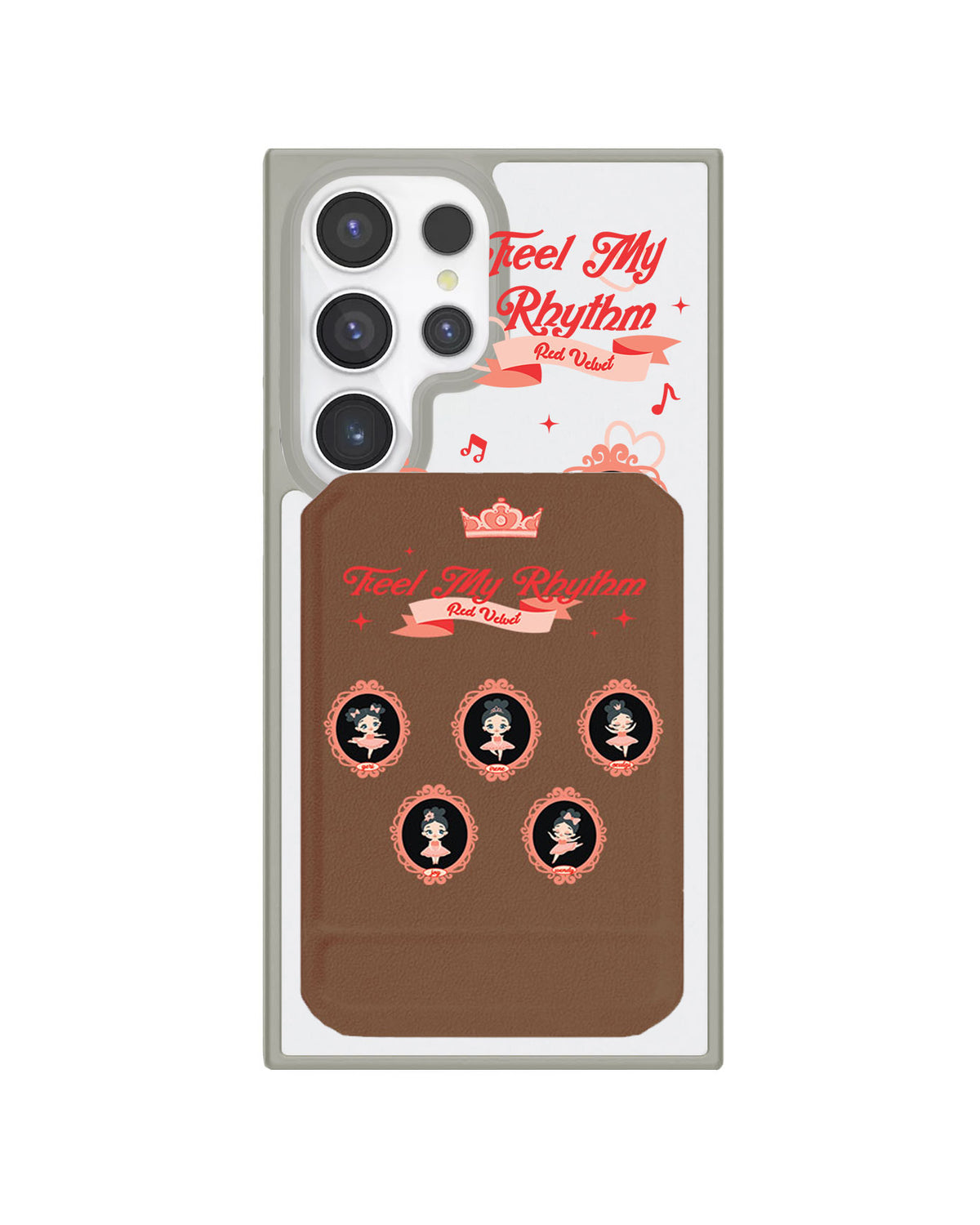 Android Magnetic Multifold Wallet - Red Velvet Feel My Rhythm