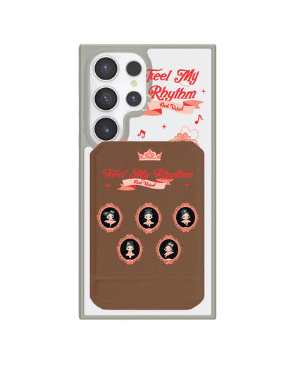 Android Magnetic Multifold Wallet - Red Velvet Feel My Rhythm