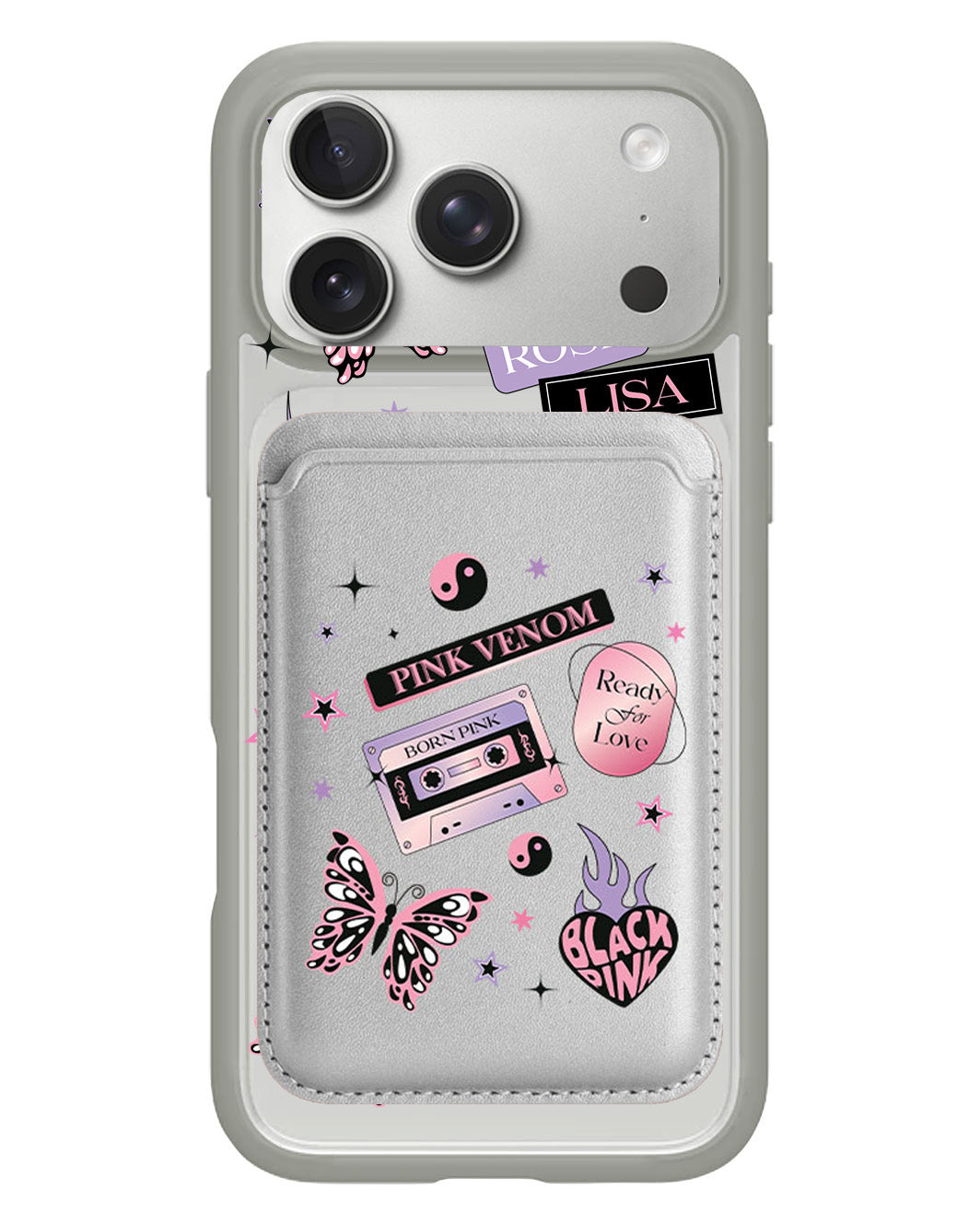 iPhone Magnetic Wallet Case - Blackpink Born Pink