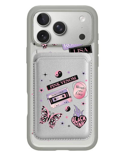 iPhone Magnetic Wallet Case - Blackpink Born Pink