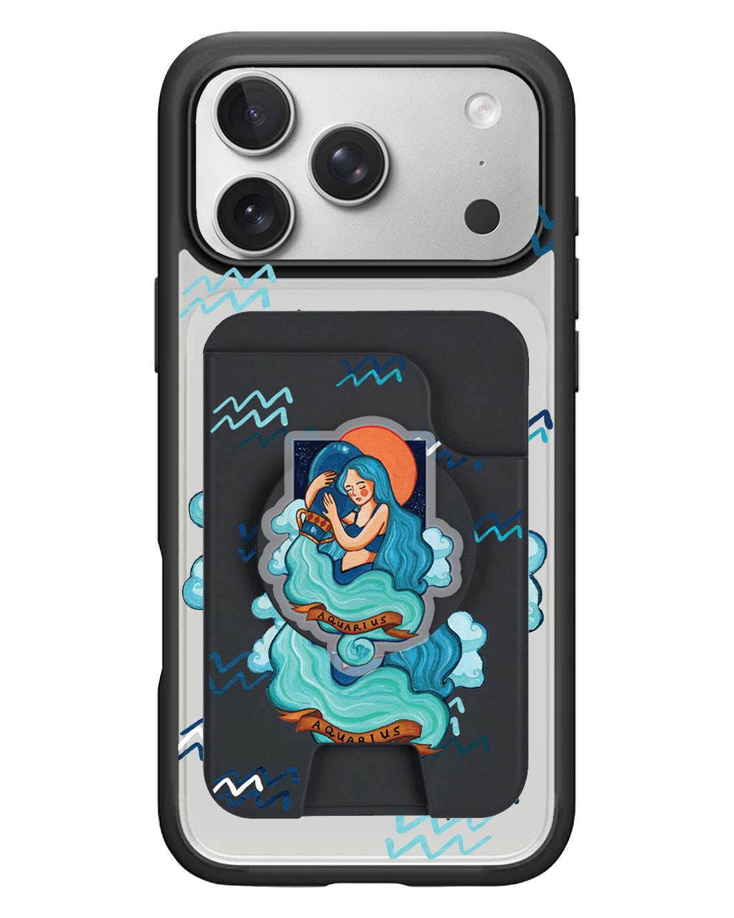 iPhone Magpop Wallet - Aquarius
