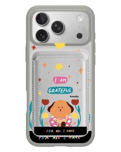 iPhone Magnetic Wallet Case - Kiku And The Cat